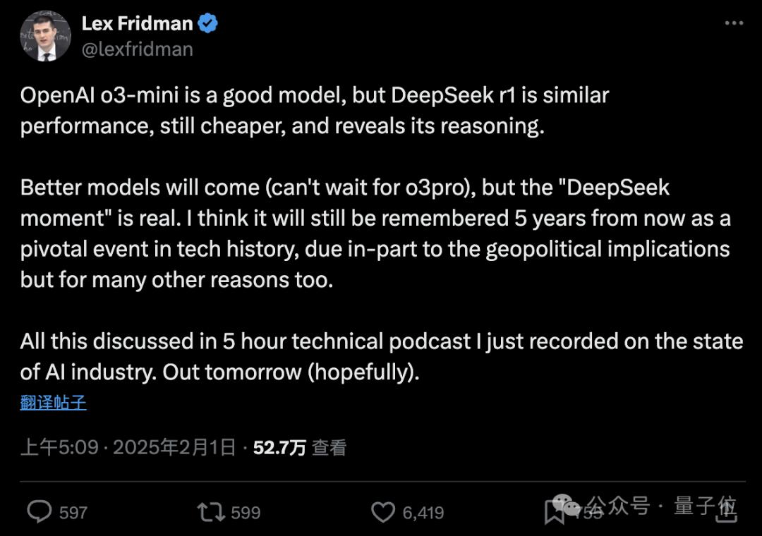 首个OpenAI免费推理模型o3-mini发布!DeepSeek让奥特曼反思:不开源我们错了