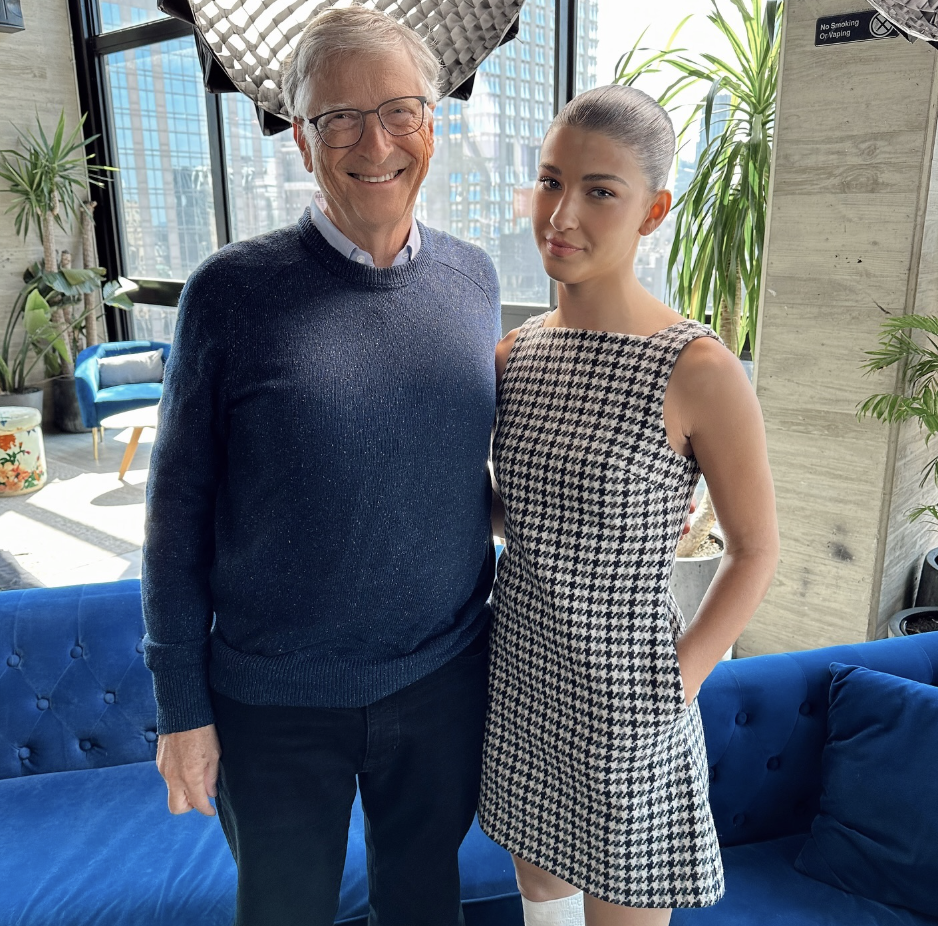 比尔盖茨女儿也AI创业了!时尚电商,刚被塞了800万美元投资